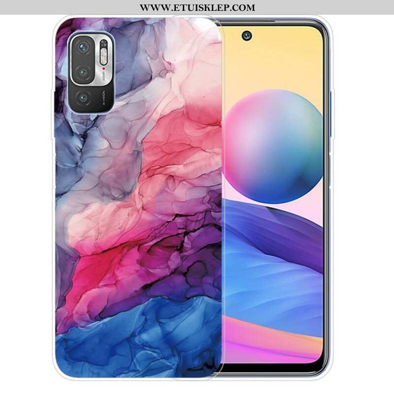 Etui do Xiaomi Redmi Note 10 5G Kolorowy Marmur